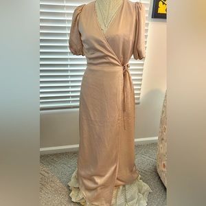 Express Maxi Satin Dress